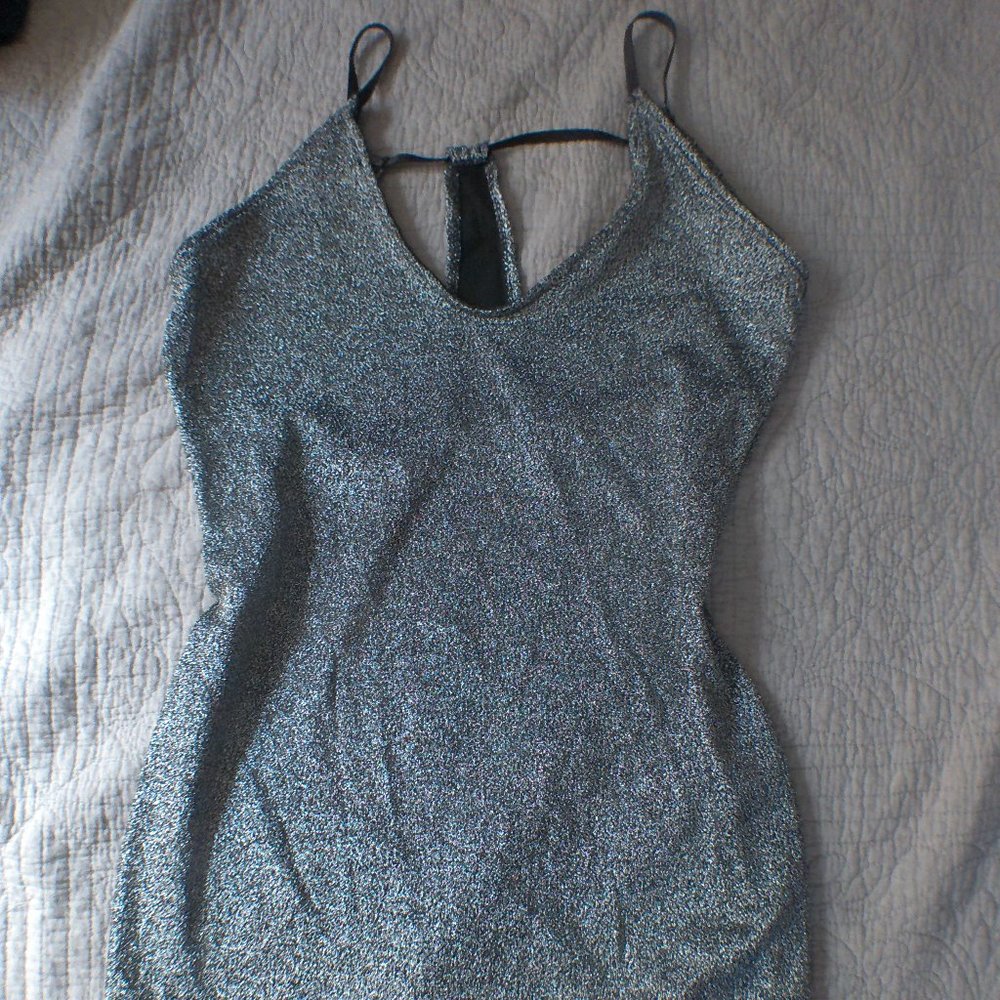 Sparkly Glitter Mini Dress